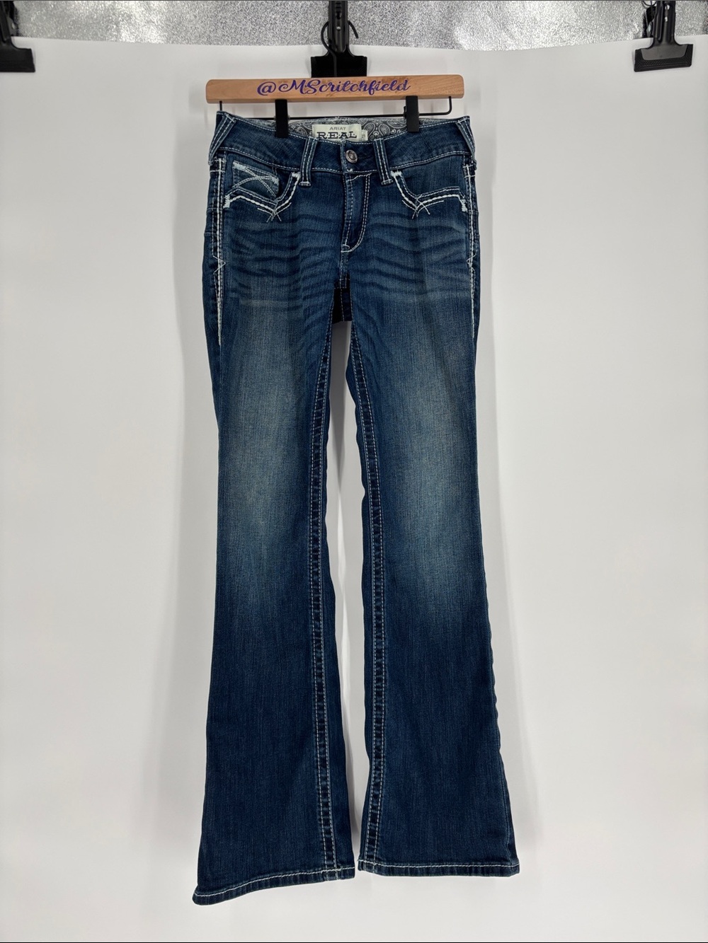 Ariat mid rise boot entwined 27 regular jeans